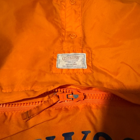 OshKosh Orange Hooded Jacket Kids - Picture 6 of 6